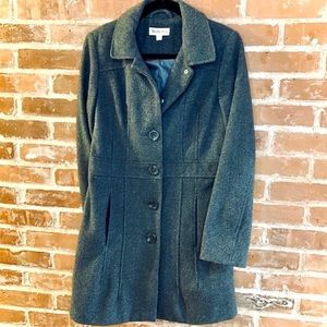 🌟3/$15! Merona Wool- Blend Gray Peacoat